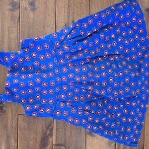 Floral Blue Women's Skirt